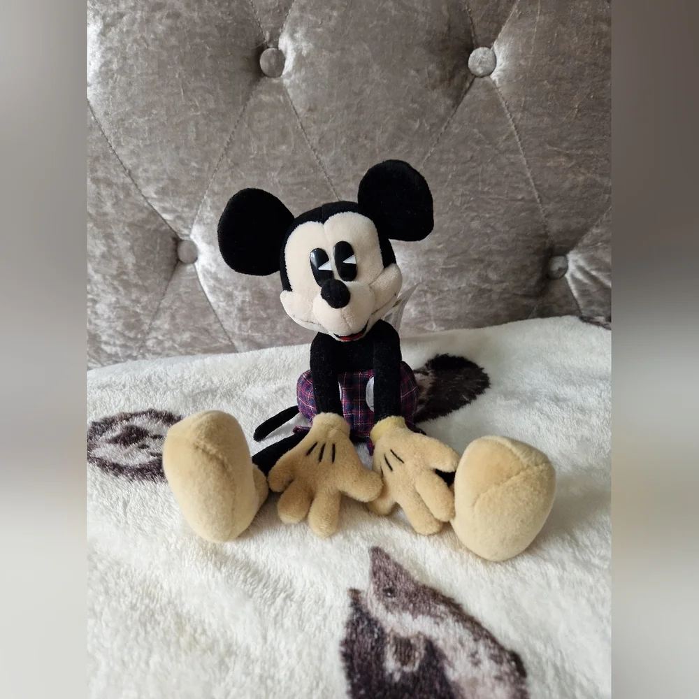 Gund mickey mouse pie eyed 1990s teddy plush soft toy - Picture 3 of 6